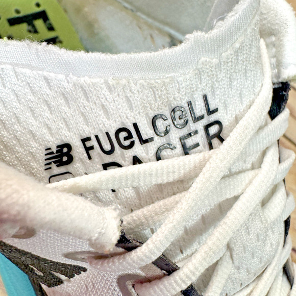 New Balance Womens FuelCell SuperComp Pacer V2 White Turquoise Running Shoes 9 - Picture 15 of 16